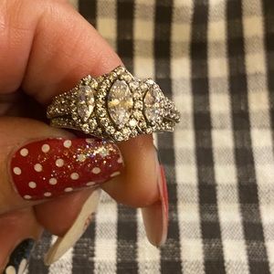 Beautiful stamp sterling silver ring